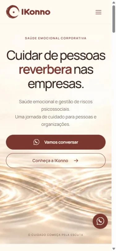 Captura real da IKonno em formato celular